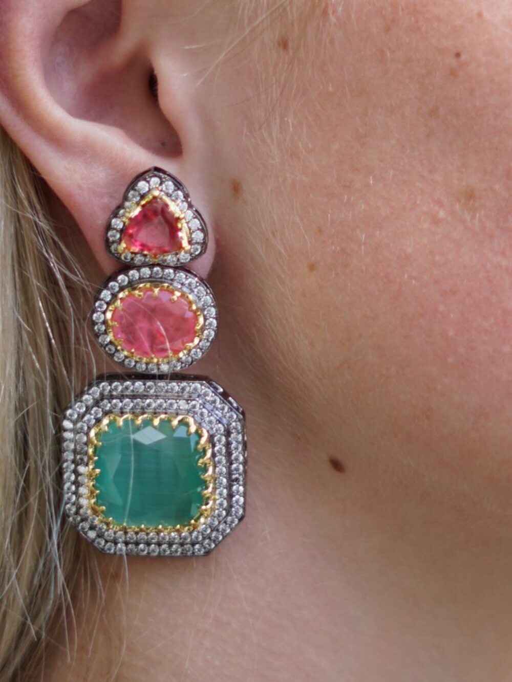 Victorian Rose Earrings